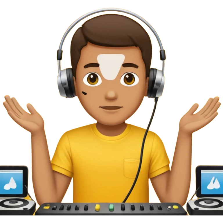 concert yellow Cable reels emoji