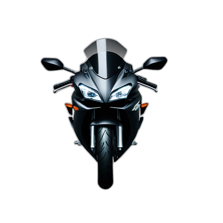 black kawasaki ninja 400 emoji