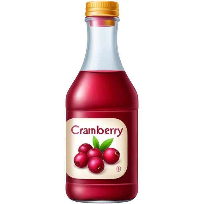 Bottle cranberry juice emoji