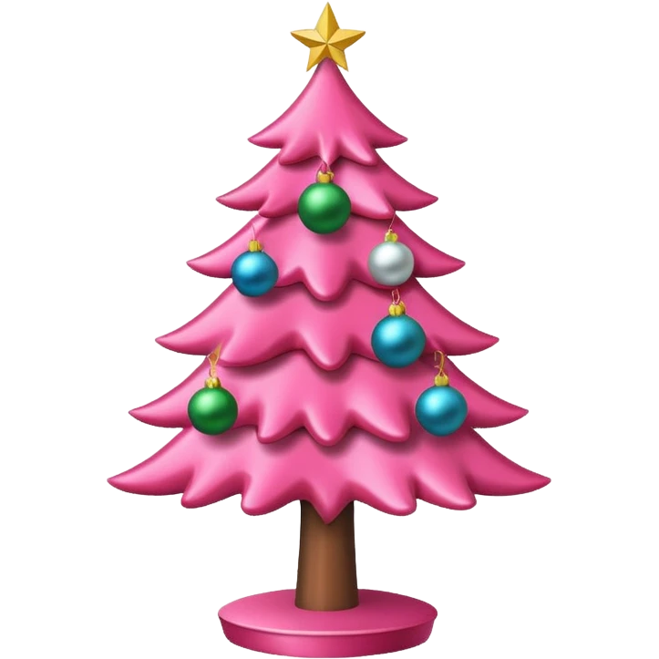Pink Christmas  emoji