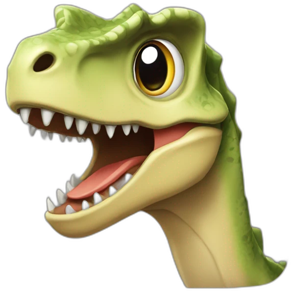 Dinosaure qui nage emoji