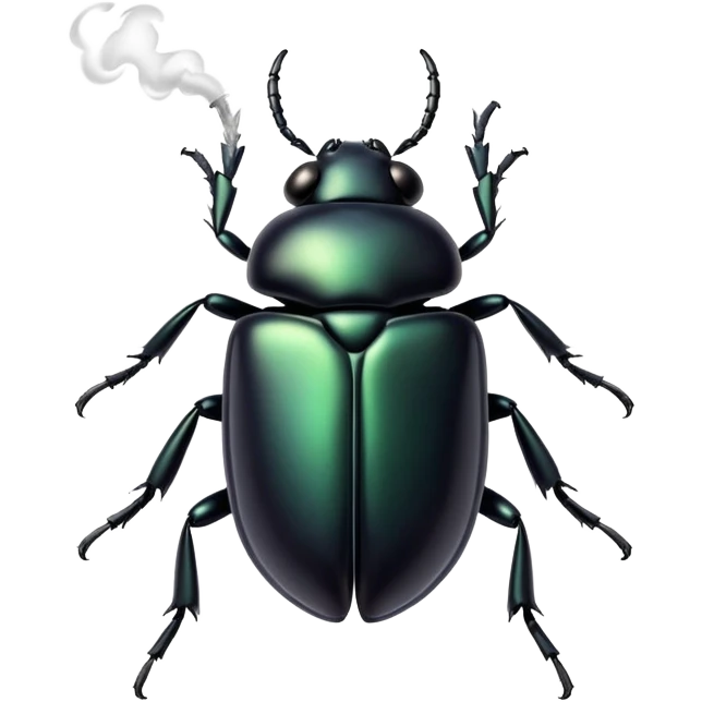 beetle smoking  emoji