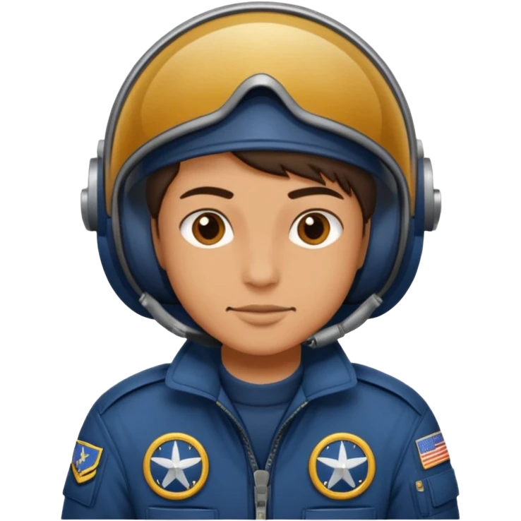 a fighter of the navy emoji