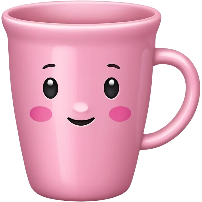 Pink cup emoji