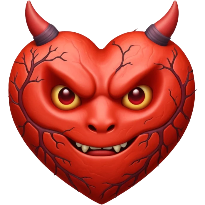 red demon heart emoji