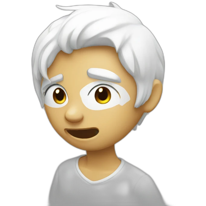 blanc qui dab emoji