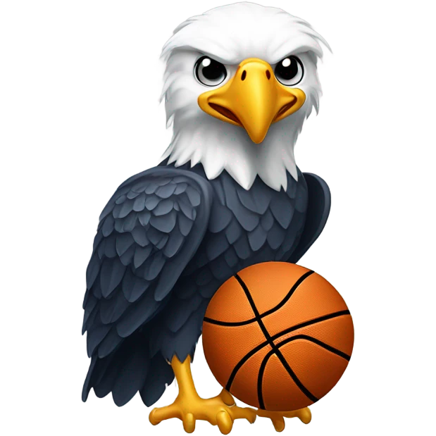Bald Eagle Basketball emoji