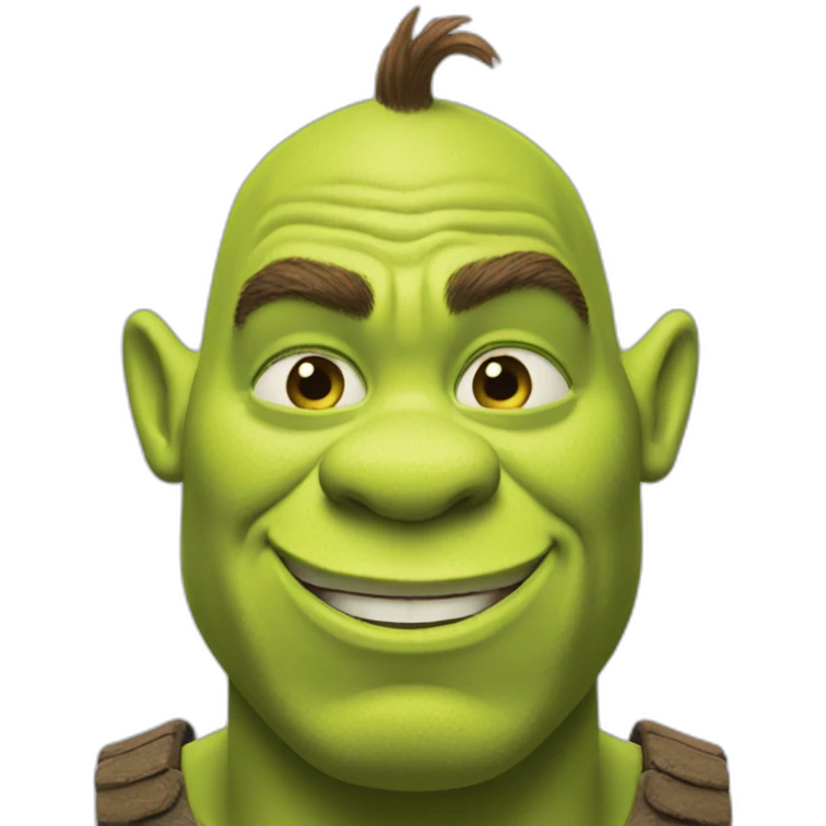 Shrek musclé emoji
