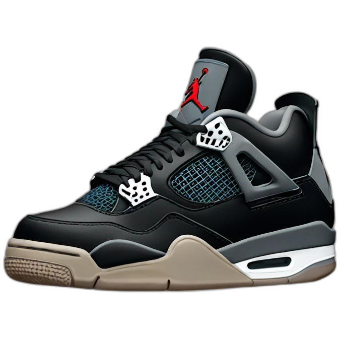 Jordan 4 Kaws emoji