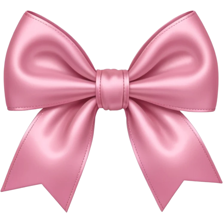 Baby pink bow emoji