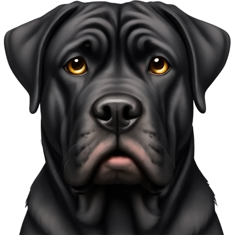 black brindle mastiff emoji