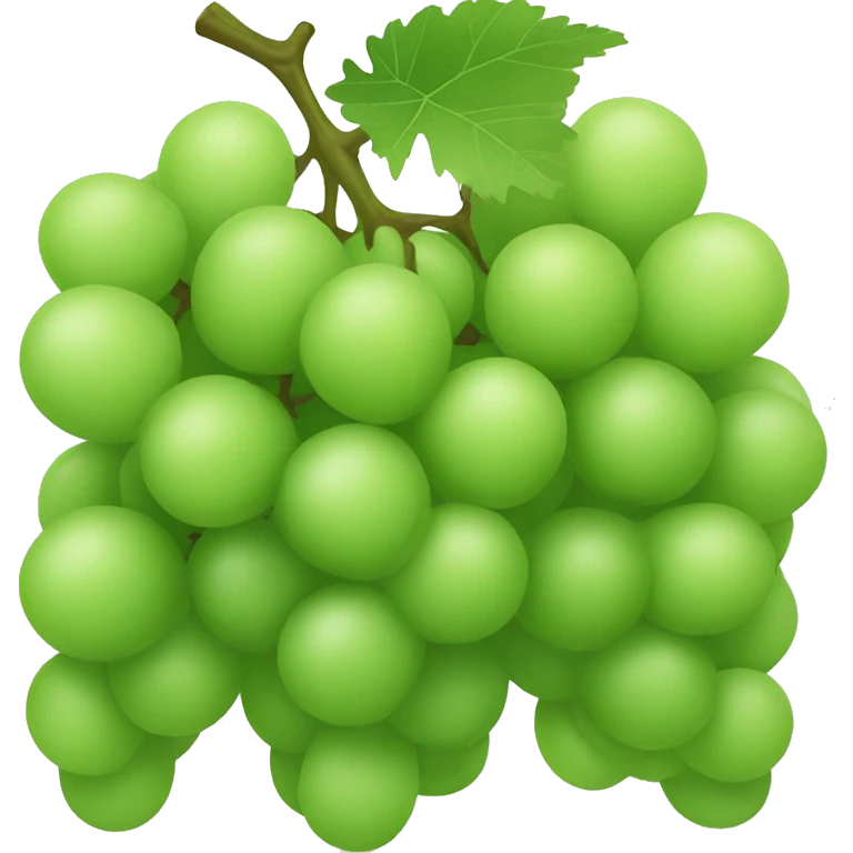 Green grapes emoji