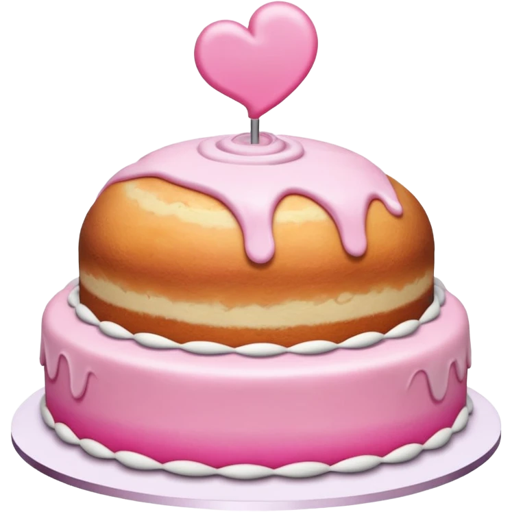Boob job cake emoji