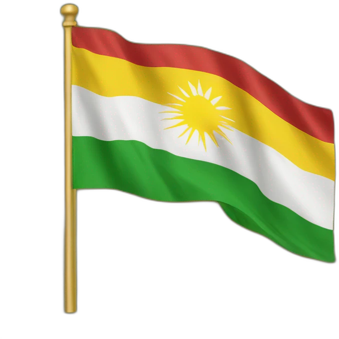 Drapeau Kurdistan emoji