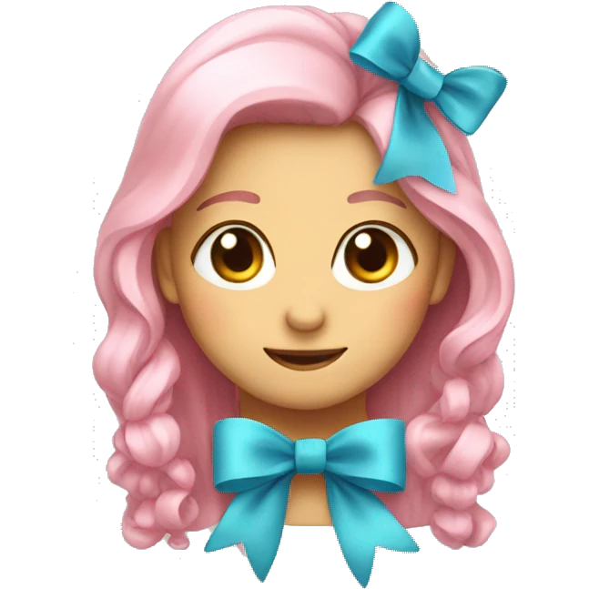 Cute bow emoji