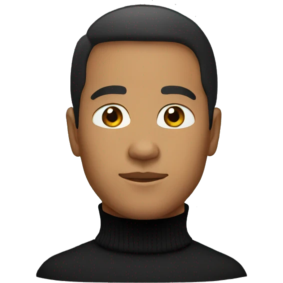 Black Turtleneck emoji