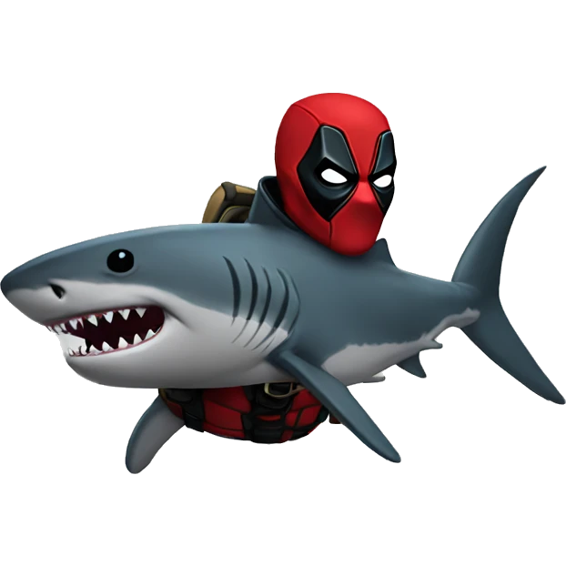 Deadpool Shark emoji