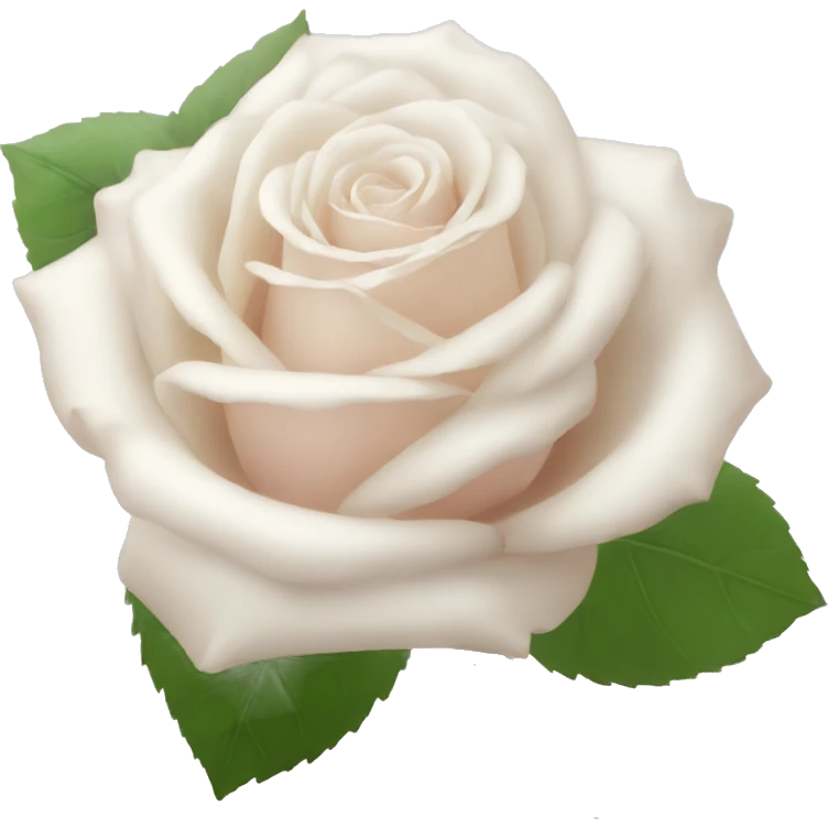 rose blanche emoji