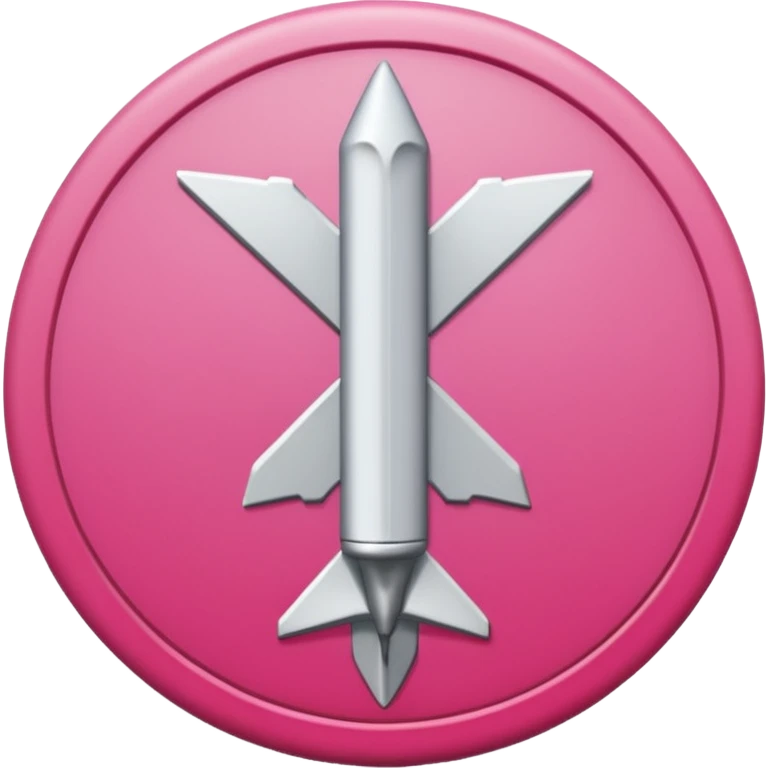 fleche directionelle blache sur fond de couleur rose sur un bouton   emoji