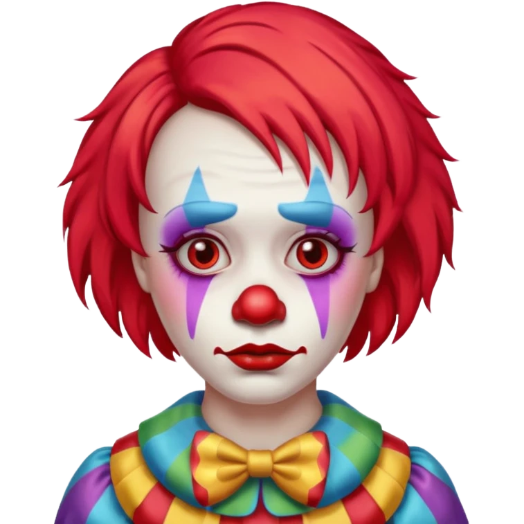 sad clowns emoji