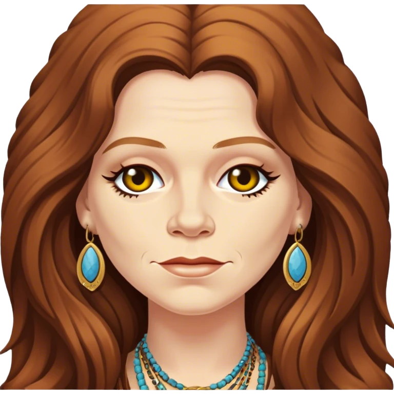 a portrait of janis joplin emoji
