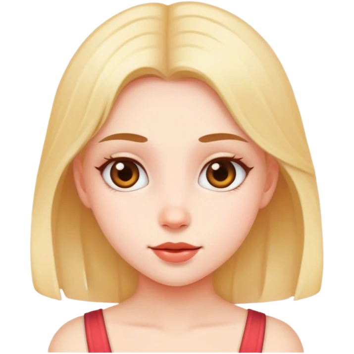 Cute girl emoji