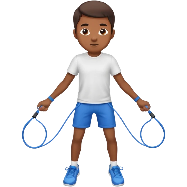Boy with Skipping Rope pose emoji