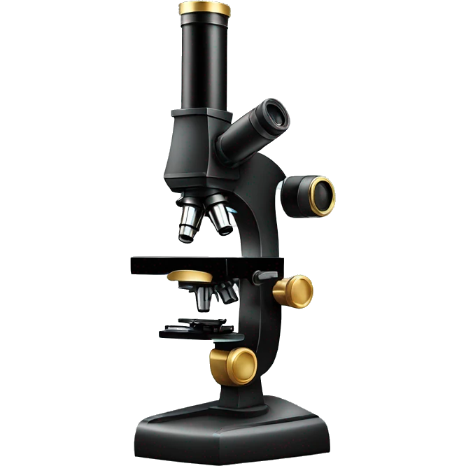 Great luxury Black microscope  emoji