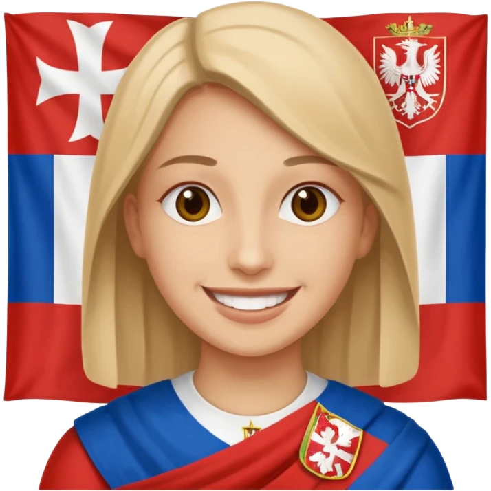 make me a emoji with serbian empire a  f emoji