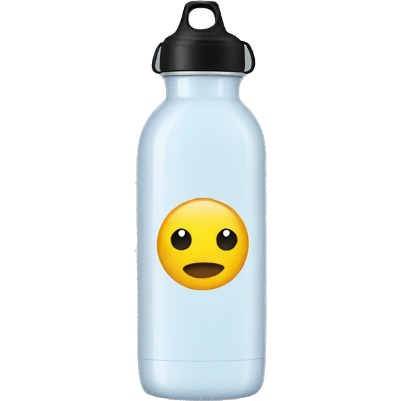 A water bottle emoji