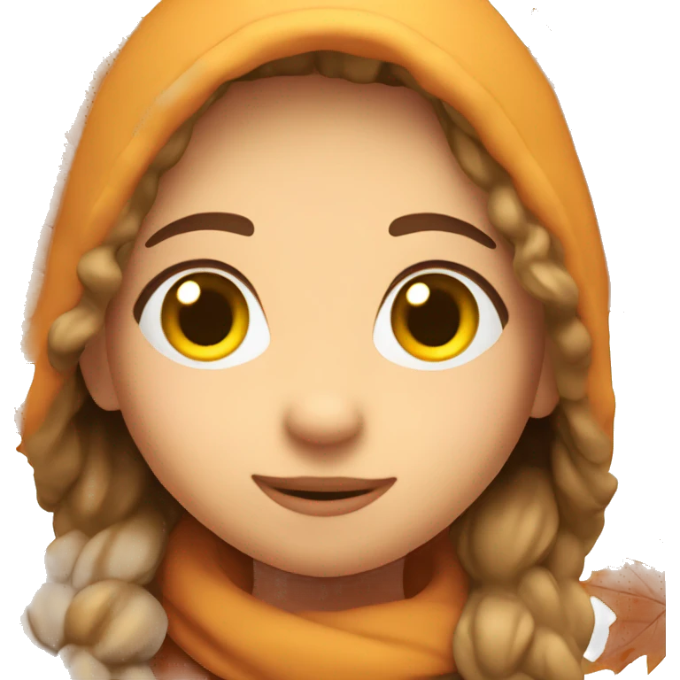 Cute autumn 3d emoji  emoji