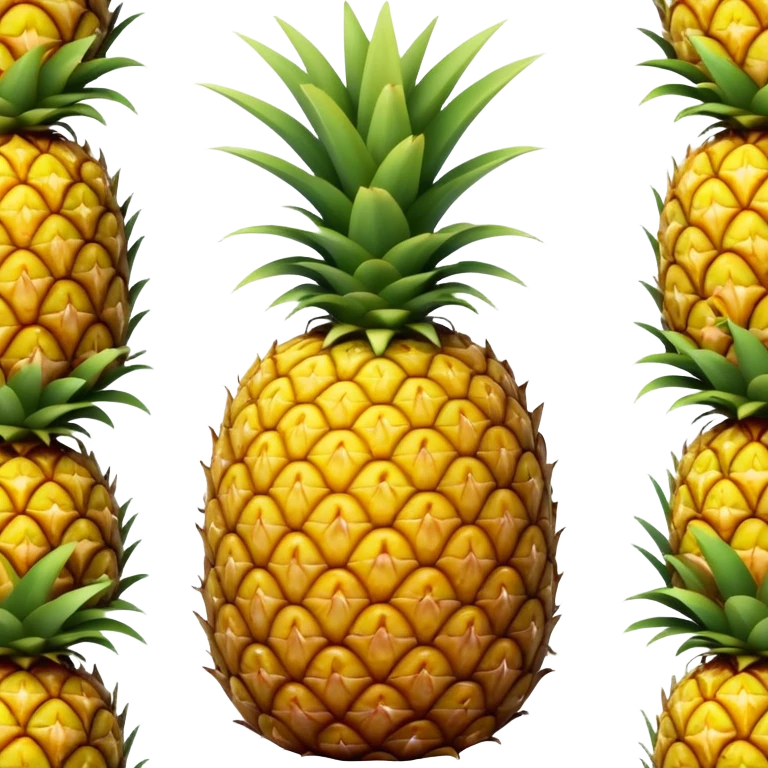 Hawaiian pineapple emoji
