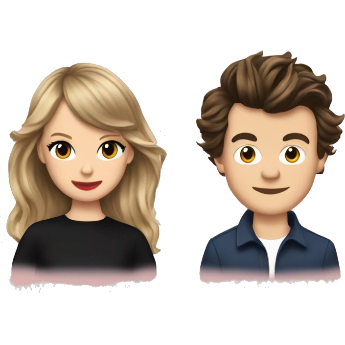 taylor swift and harry styles emoji