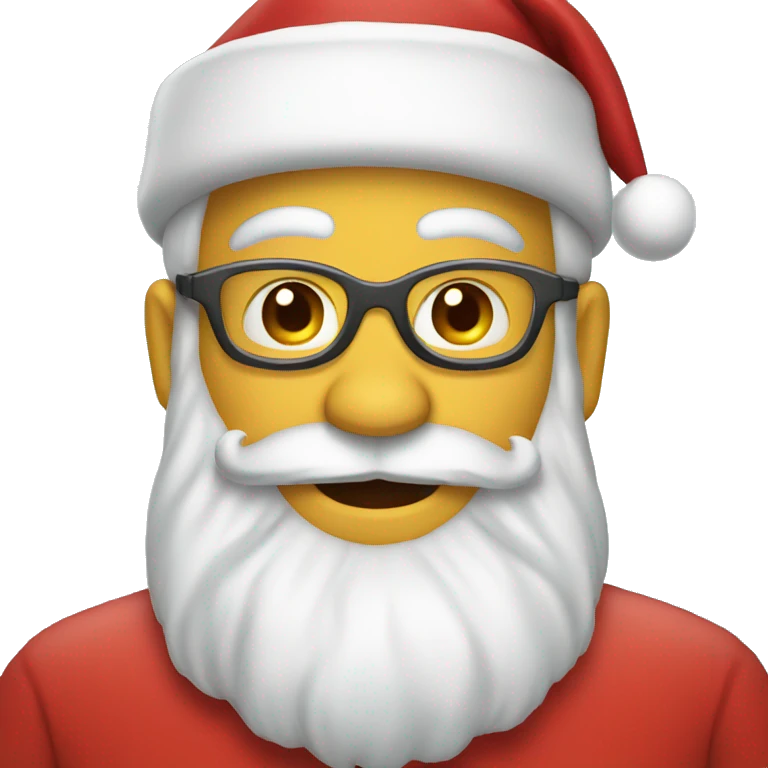Christmas santa emoji