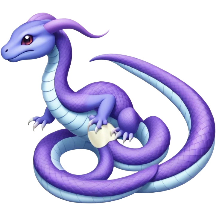 Seviper-Dragonair-Dratini-hybrid, full body, 4 legs emoji