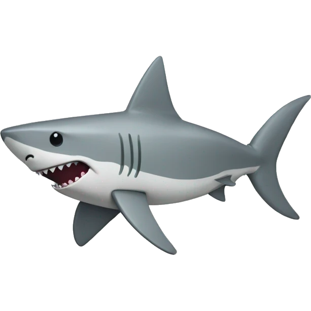 Paper shark emoji