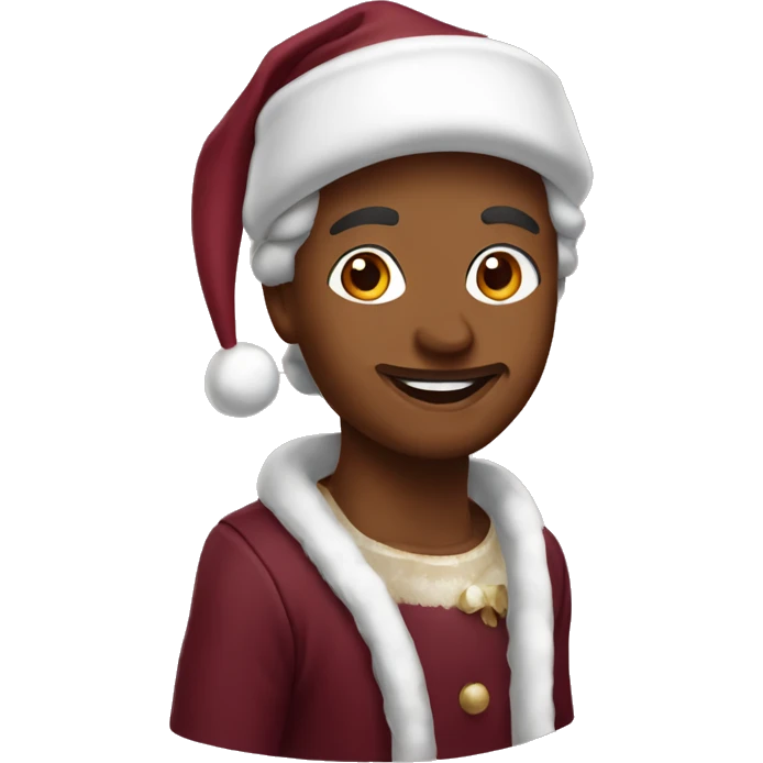 Burgundy Christmas  emoji