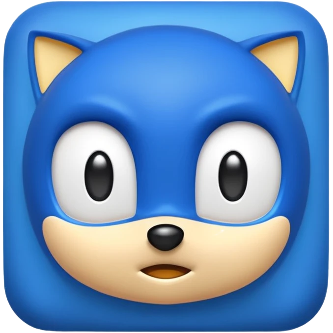 blue square sonic emoji