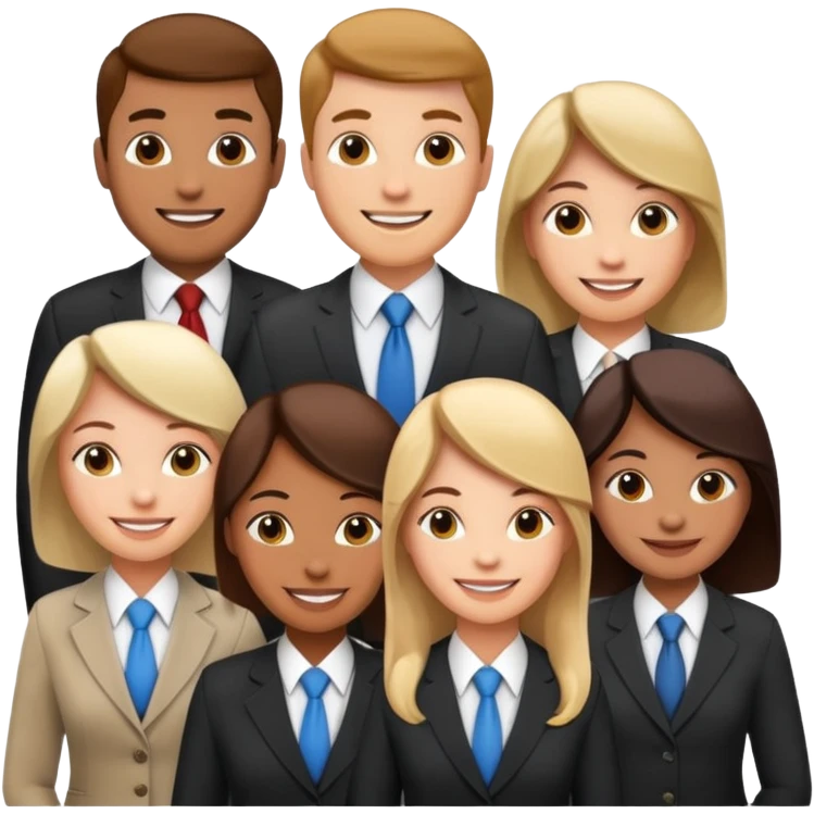 equipo empleados oficina emoji