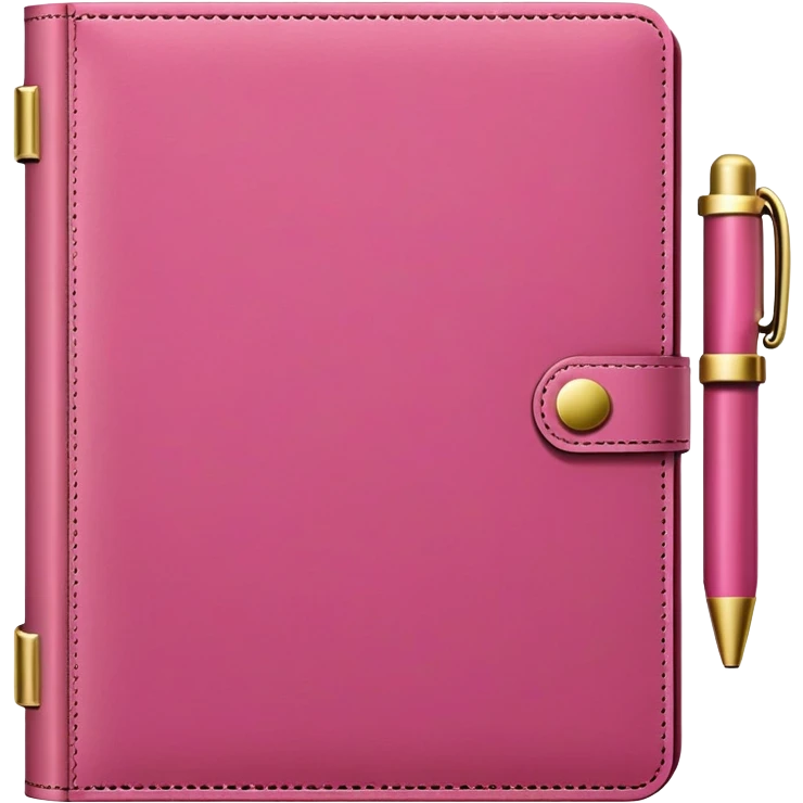 Pink diary emoji