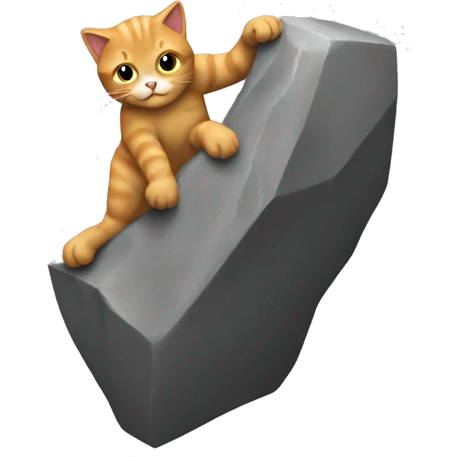 cat bouldering emoji