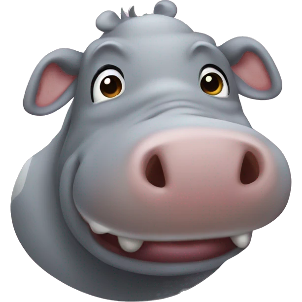 moo deng the famous hippo emoji