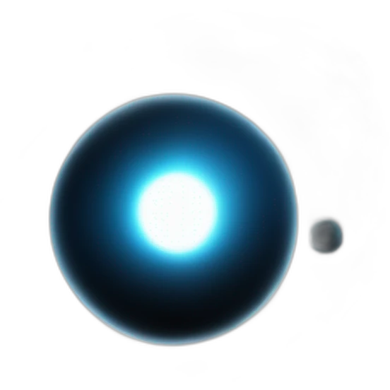 Black hole in space emoji