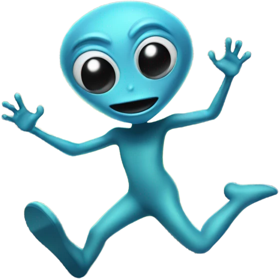 dancing alien emoji