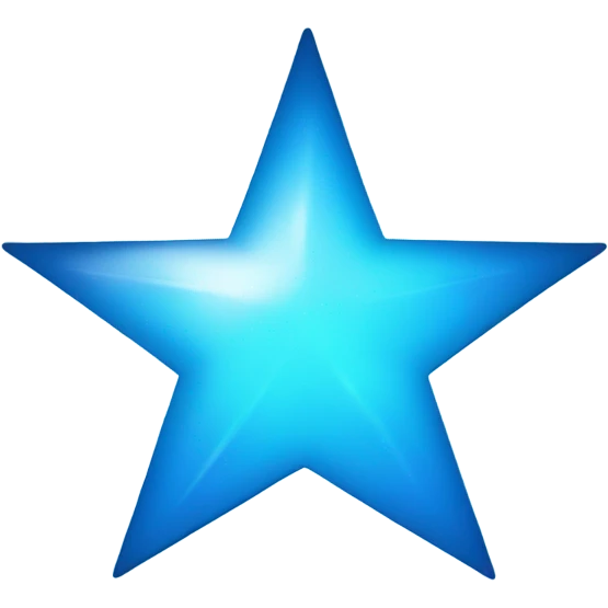 Blue star emoji