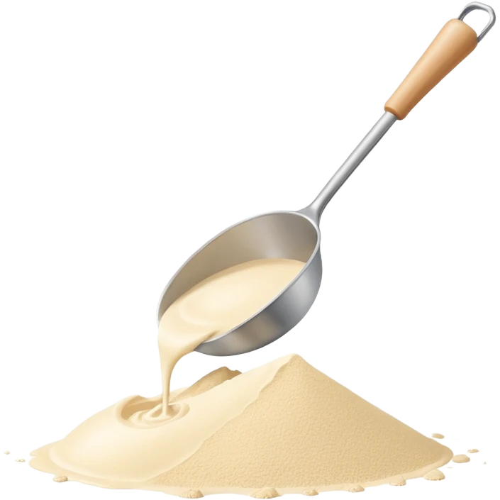 scoop of whey protein powder emoji