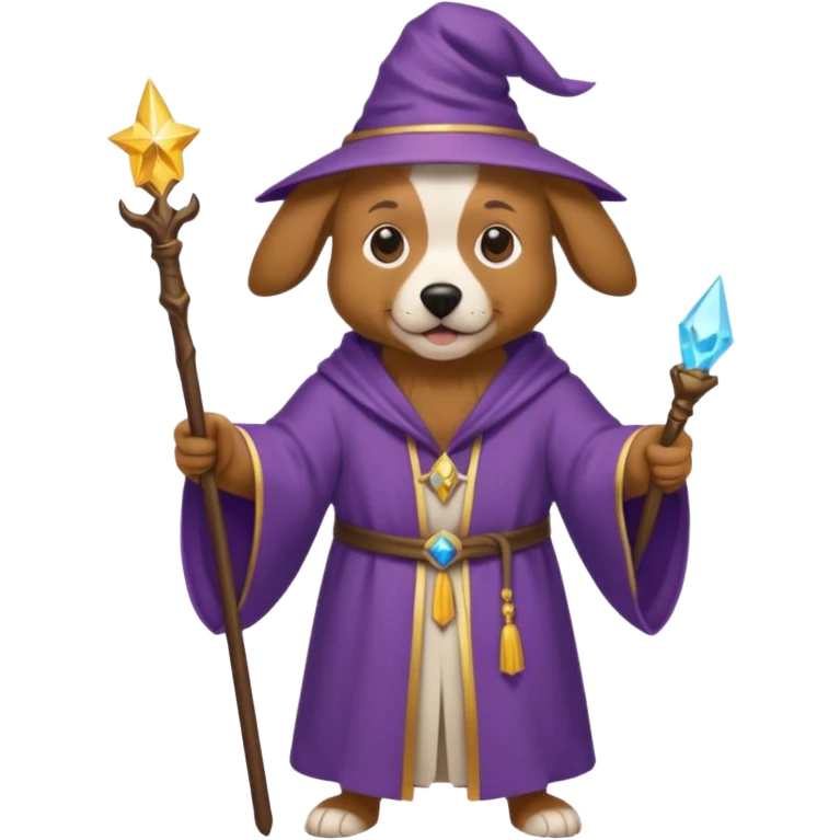 dog wizard emoji