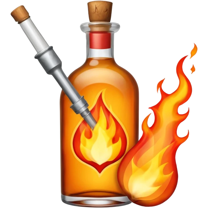 Cocktail molotov emoji