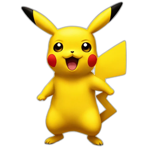 Pikachu flippant emoji