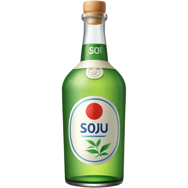 (korean alchol)soju emoji